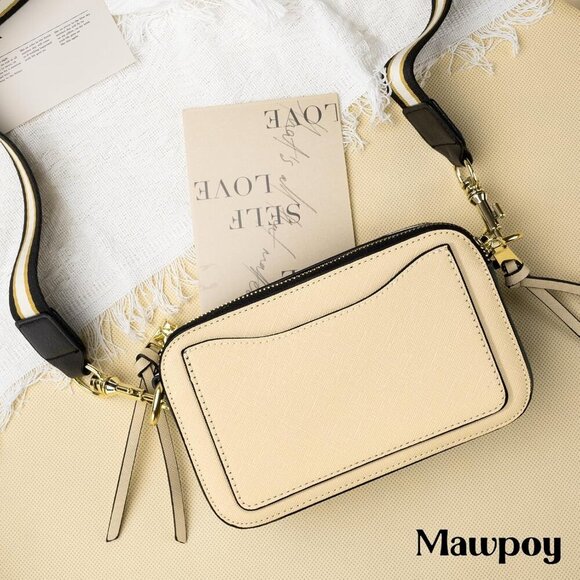 Leather Crossbody Bags for Women - Camera Bag Clutch - Picture 6 of 7